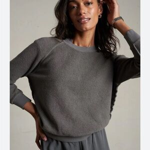 Perfect white tee ziggy inside out sweatshirt